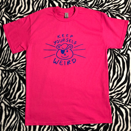Keep Yourself Weird t-shirt (Pink)