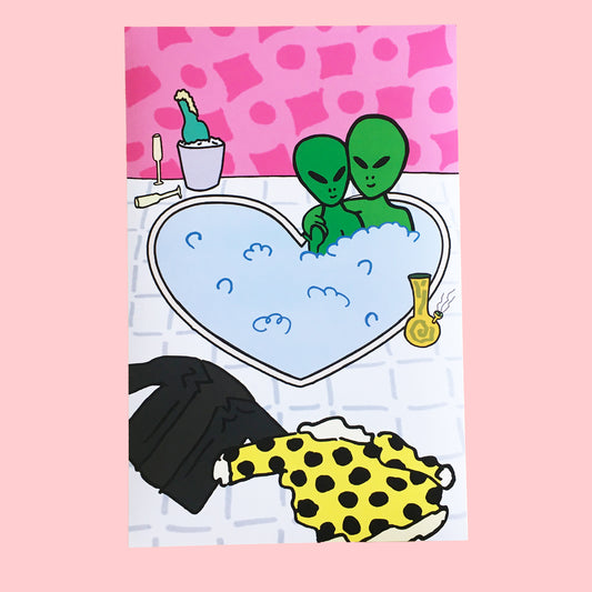 Alien Love Tub poster