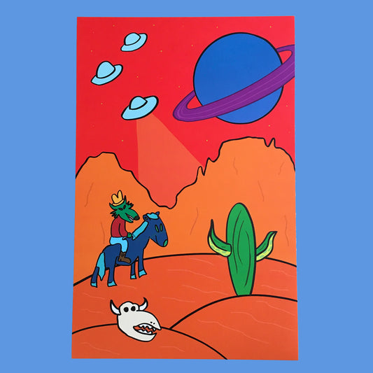 Trippy Desert poster